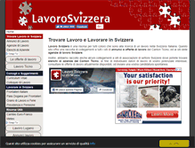 Tablet Screenshot of lavorosvizzera.com